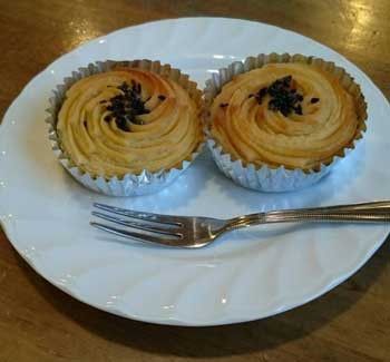 ケーキセットのケーキ